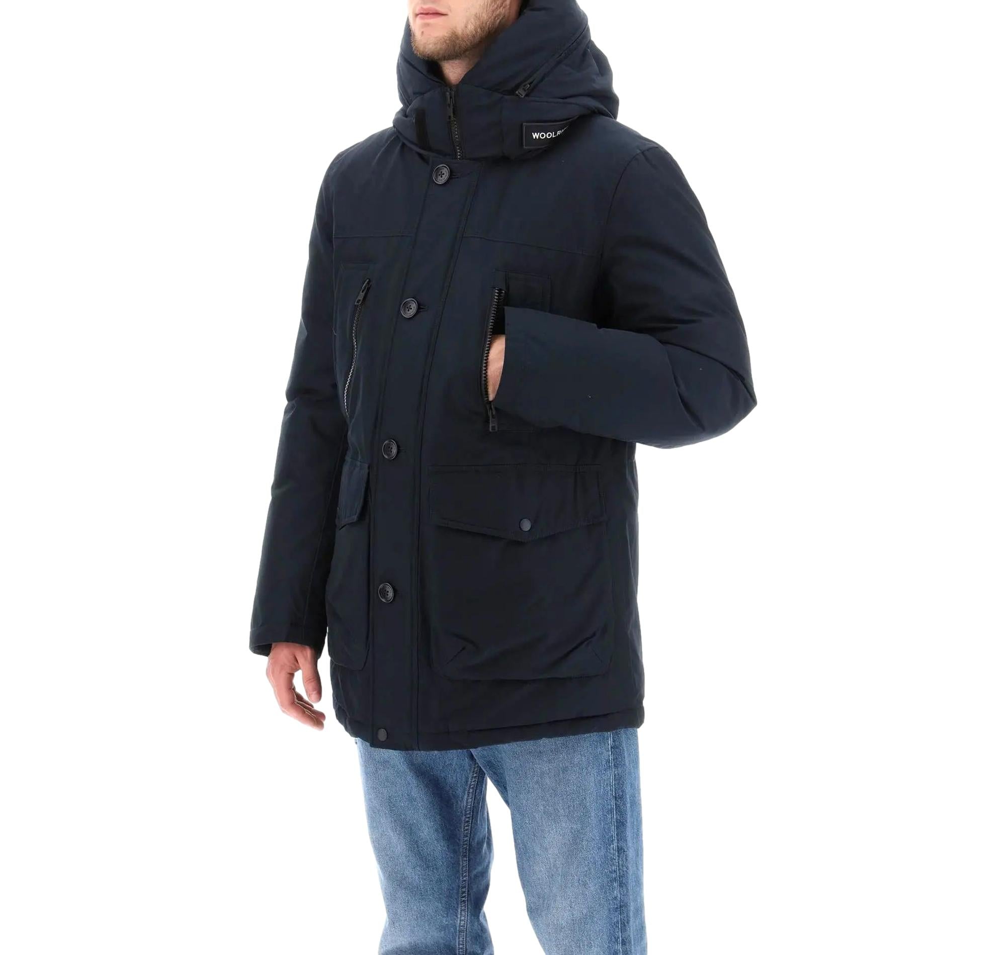 Arctic Parka Ramar CFWOOU0866MRUT0001 MLB WOOLRICH Melton blue 