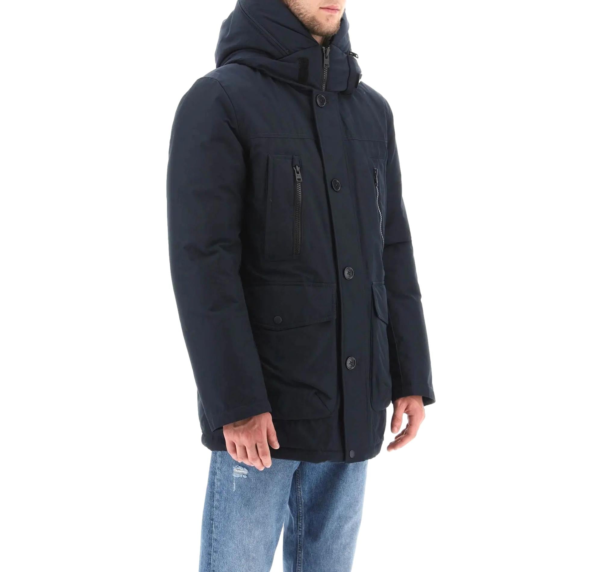 Arctic Parka Ramar CFWOOU0866MRUT0001 MLB WOOLRICH Melton blue 