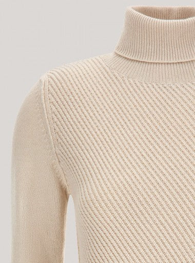 Maglia collo alto CFWWKN0241FRUF0603 8743 WOOLRICH Milky cream 