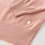 Maglia girocollo in misto lana e cashmere CFWWKN0253FRUF0603 4385 WOOLRICH Dry rose 
