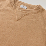 Maglia girocollo in misto lana e cashmere CFWWKN0253FRUF0603 7391 WOOLRICH Suede brown 