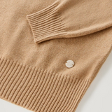 Maglia girocollo in misto lana e cashmere CFWWKN0253FRUF0603 7391 WOOLRICH Suede brown 