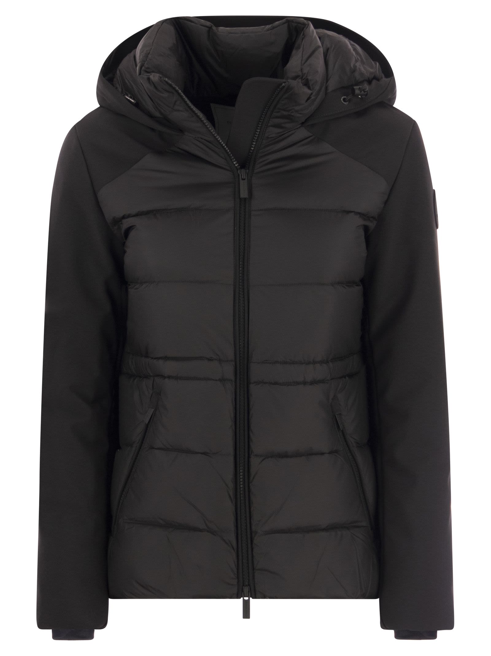 Piumino trapuntato con cappuccio CFWWOU0891FRUT3496 100 WOOLRICH Black 