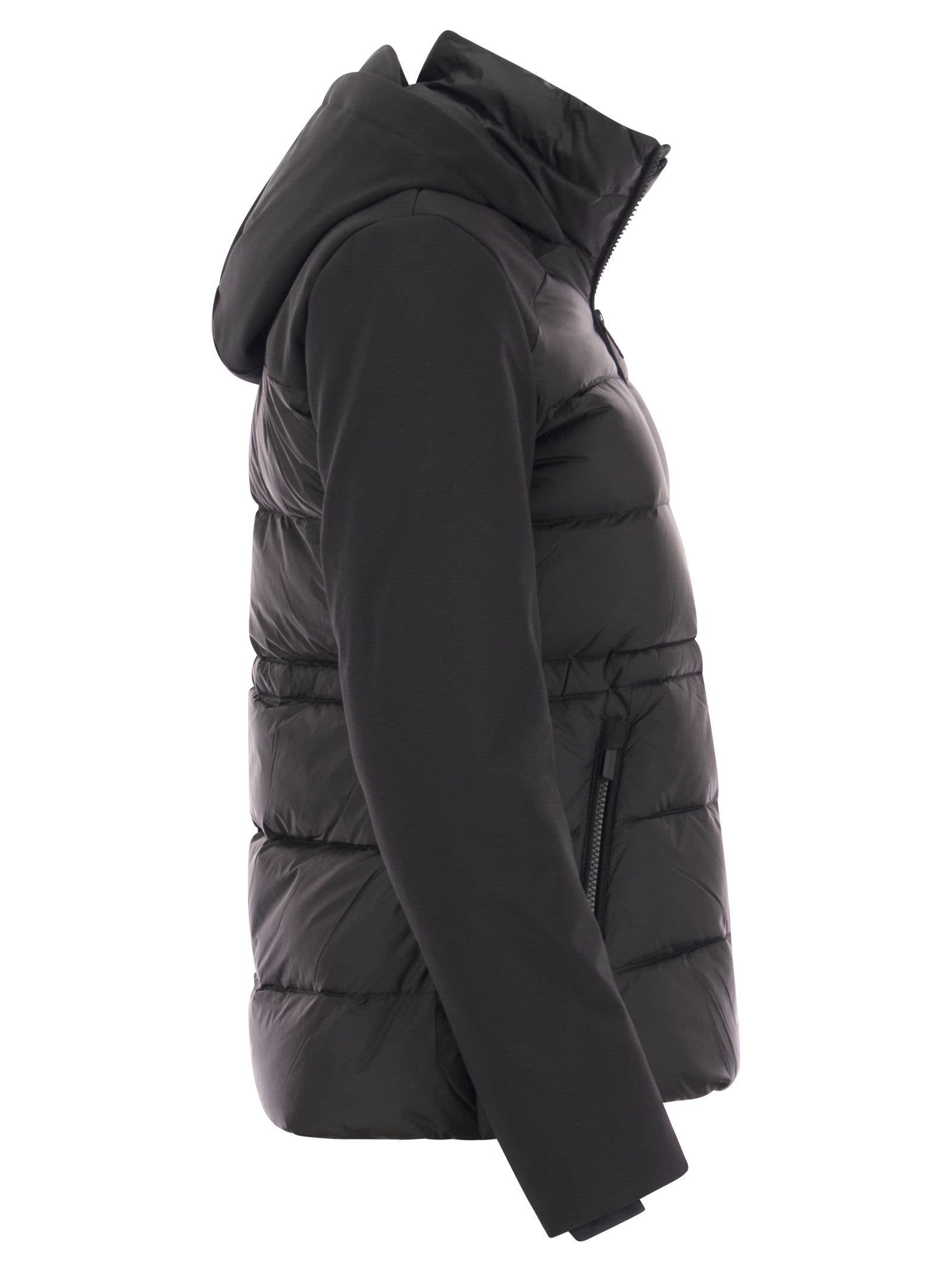 Piumino trapuntato con cappuccio CFWWOU0891FRUT3496 100 WOOLRICH Black 