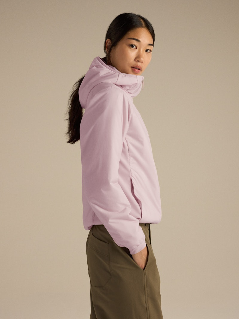 Giubbotto felpa con cappuccio ATOM HOODY W X000009452 ALPINE ROSE ARC'TERYX Alpine rose 