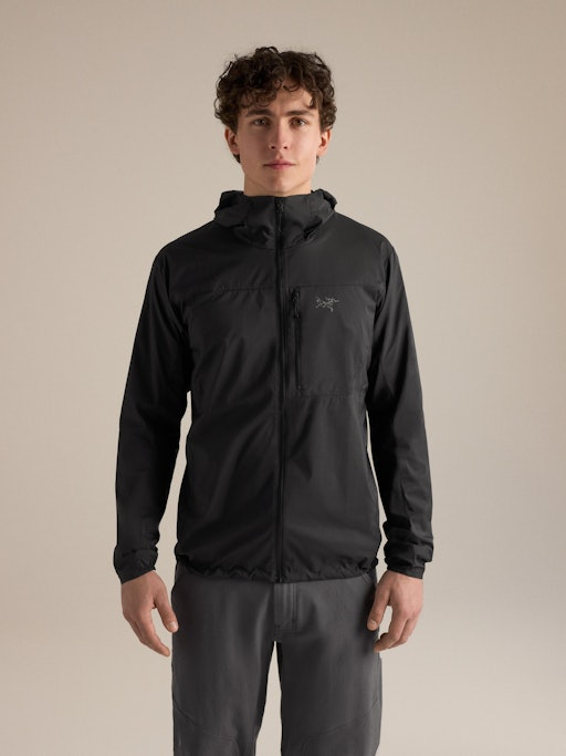 Felpa giubbotto con cappuccio SQUAMISH HOODY M X000010276 BLACK ARC'TERYX Black 