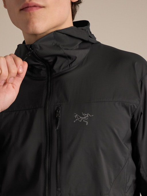 Felpa giubbotto con cappuccio SQUAMISH HOODY M X000010276 BLACK ARC'TERYX Black 