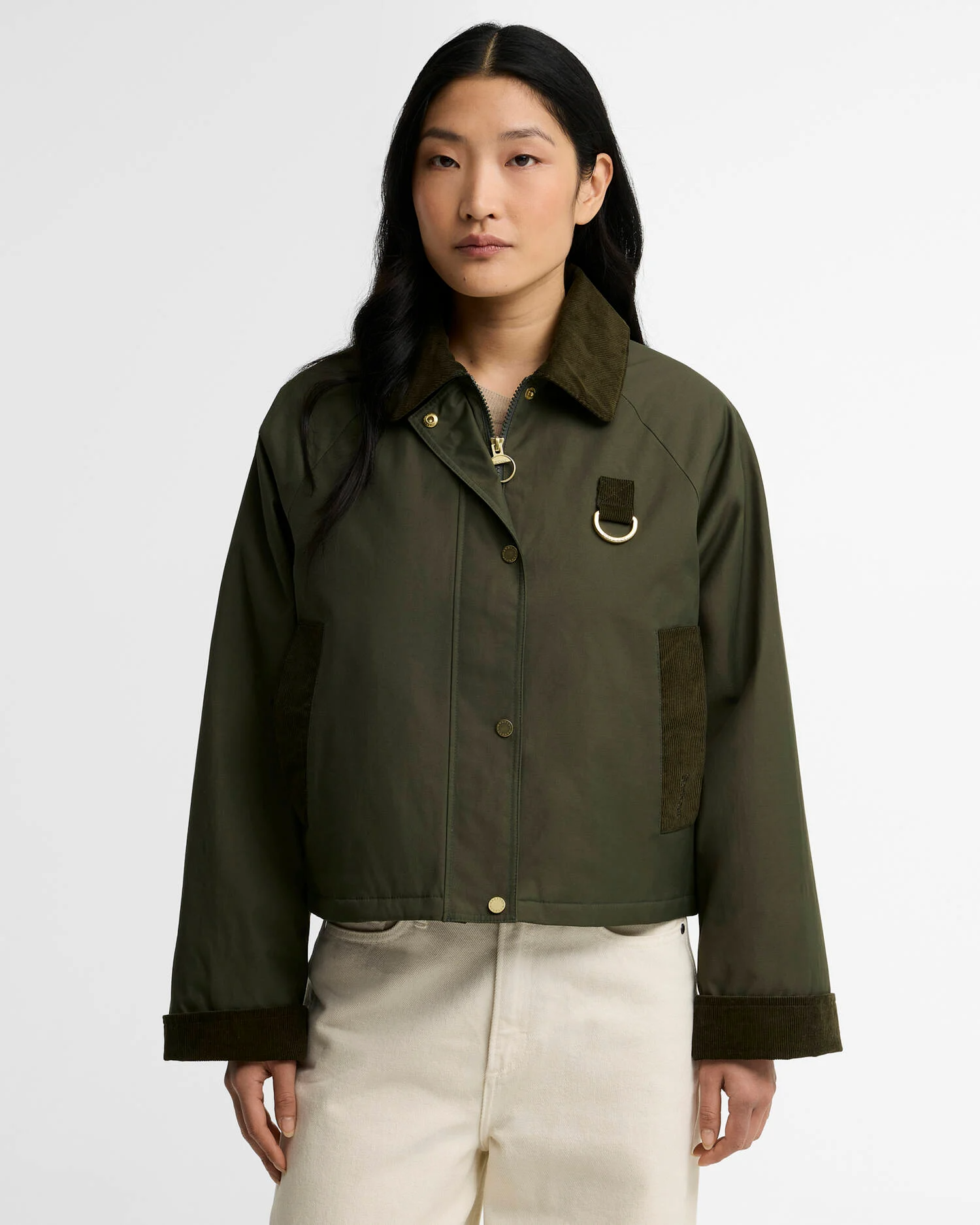Giacca casual LCA0422 LCA OL51 BARBOUR Olive/shadow classic 