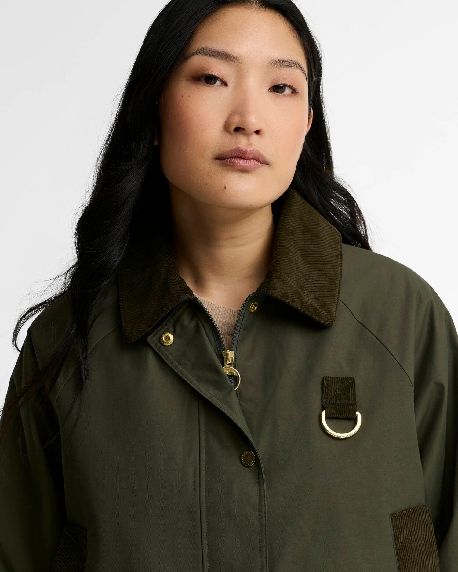 Giacca casual LCA0422 LCA OL51 BARBOUR Olive/shadow classic 