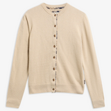 Cardigan in lana LKN1076 LKN BE54 BARBOUR Honey/birchwood tartan 