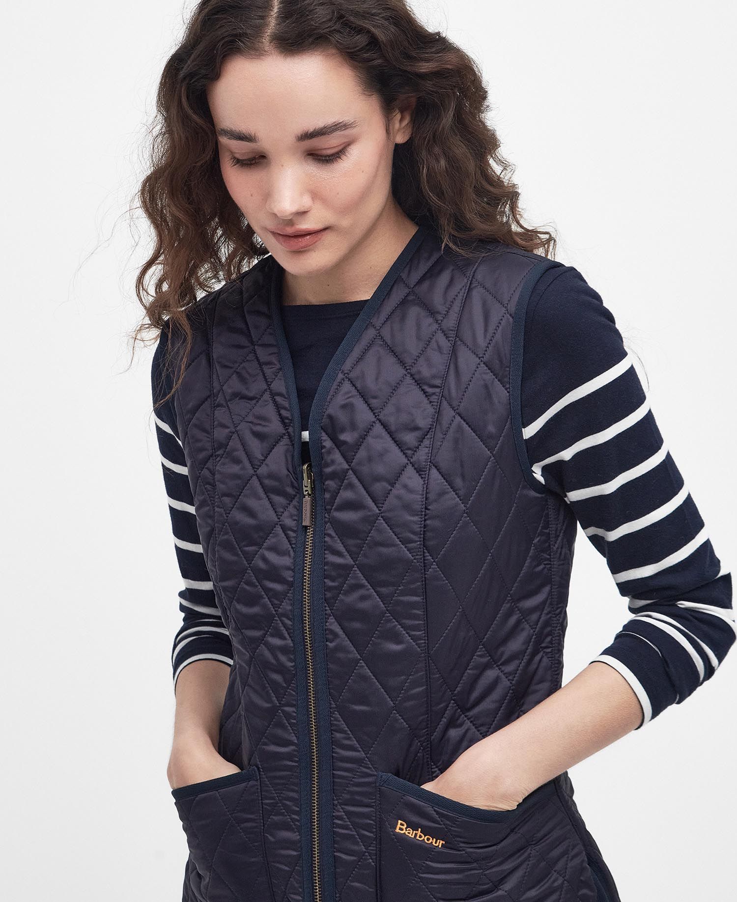Gilet/fodera in pile Betty LLI0003 LLI NY91 BARBOUR Blue 