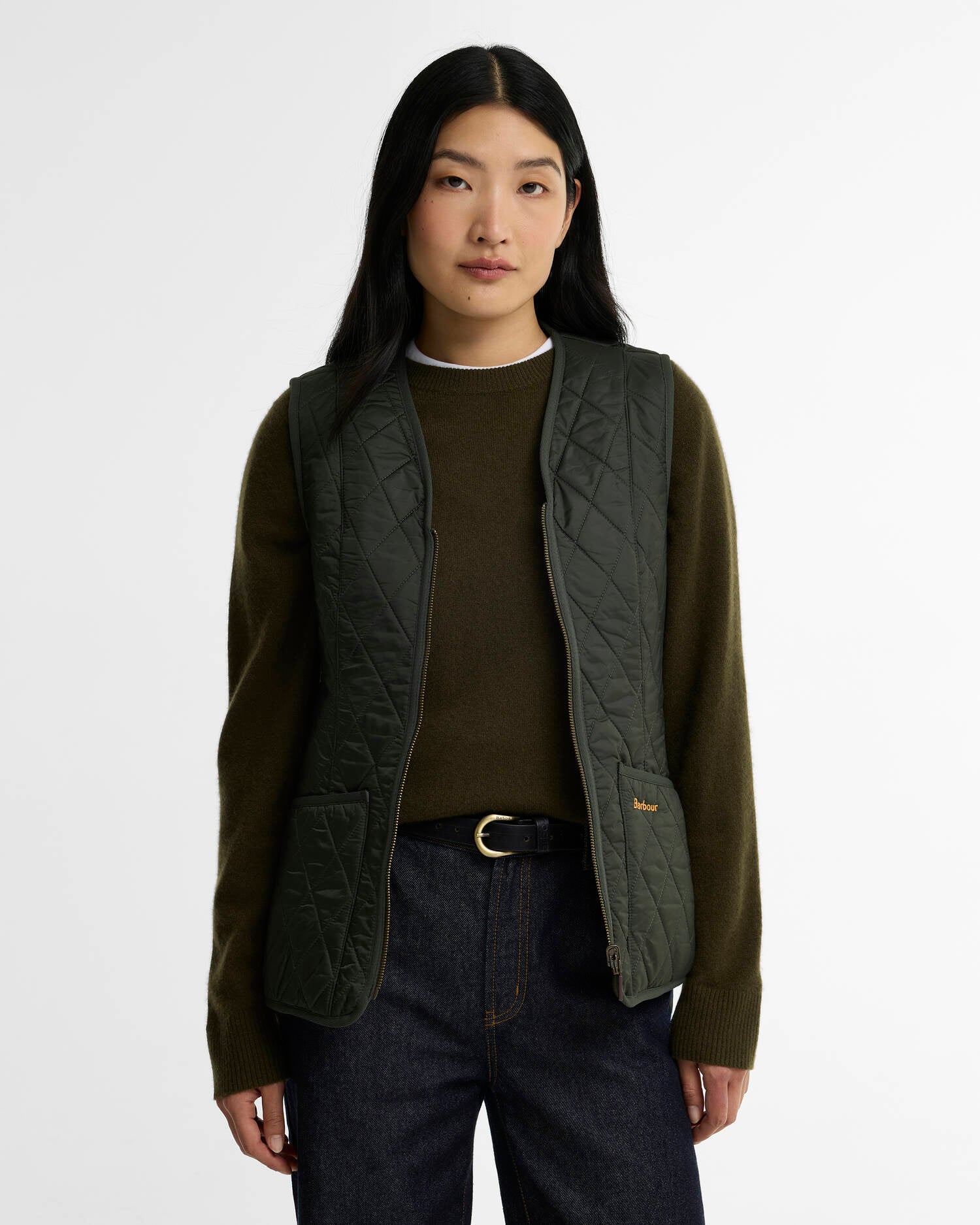 Gilet/fodera in pile Betty LLI0003 LLI OL71 BARBOUR Dark olive 