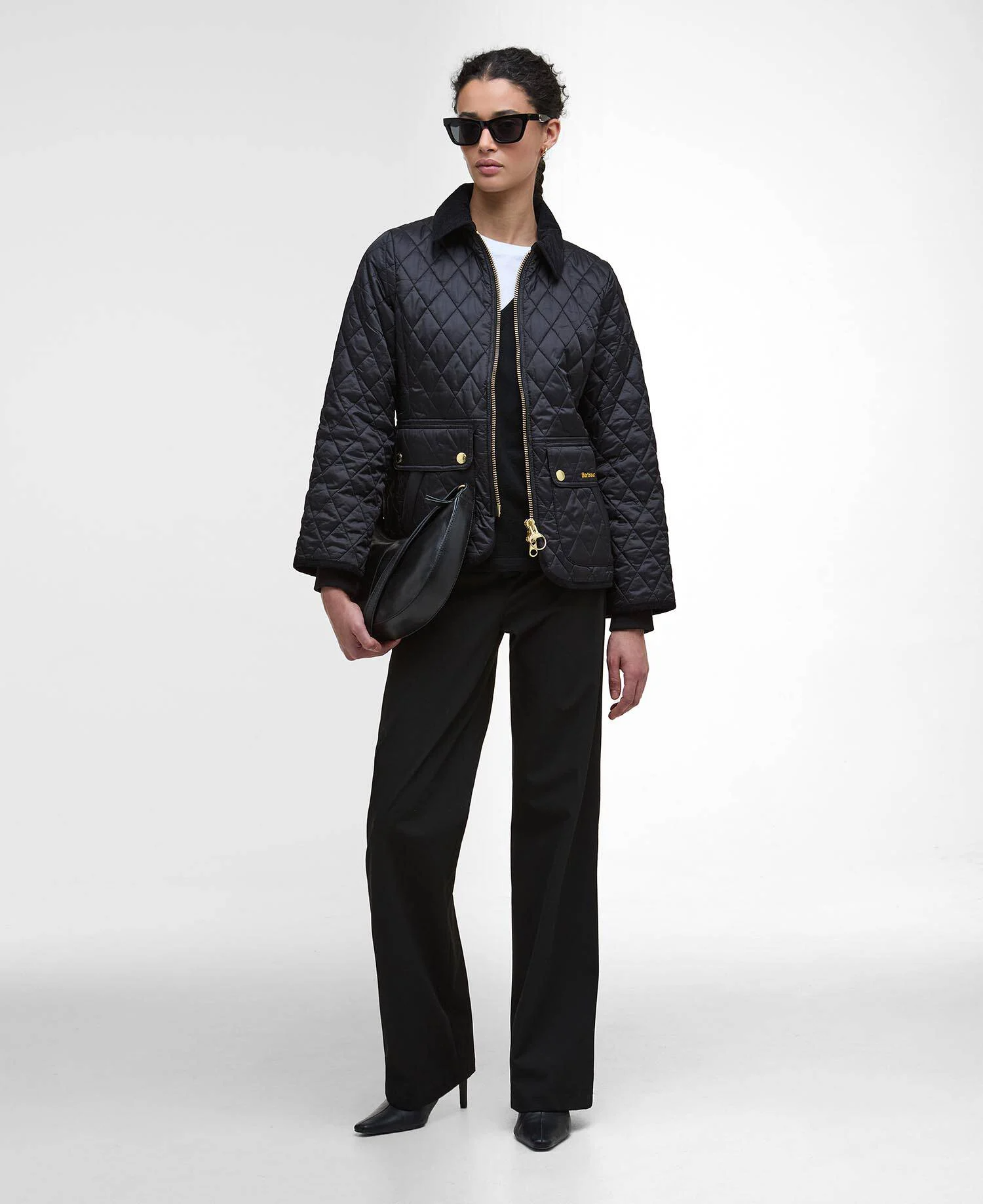 Giacca trapuntata Beadnell dalla vestibilità aderente LQU1765 LQU BK91 BARBOUR Black classic 