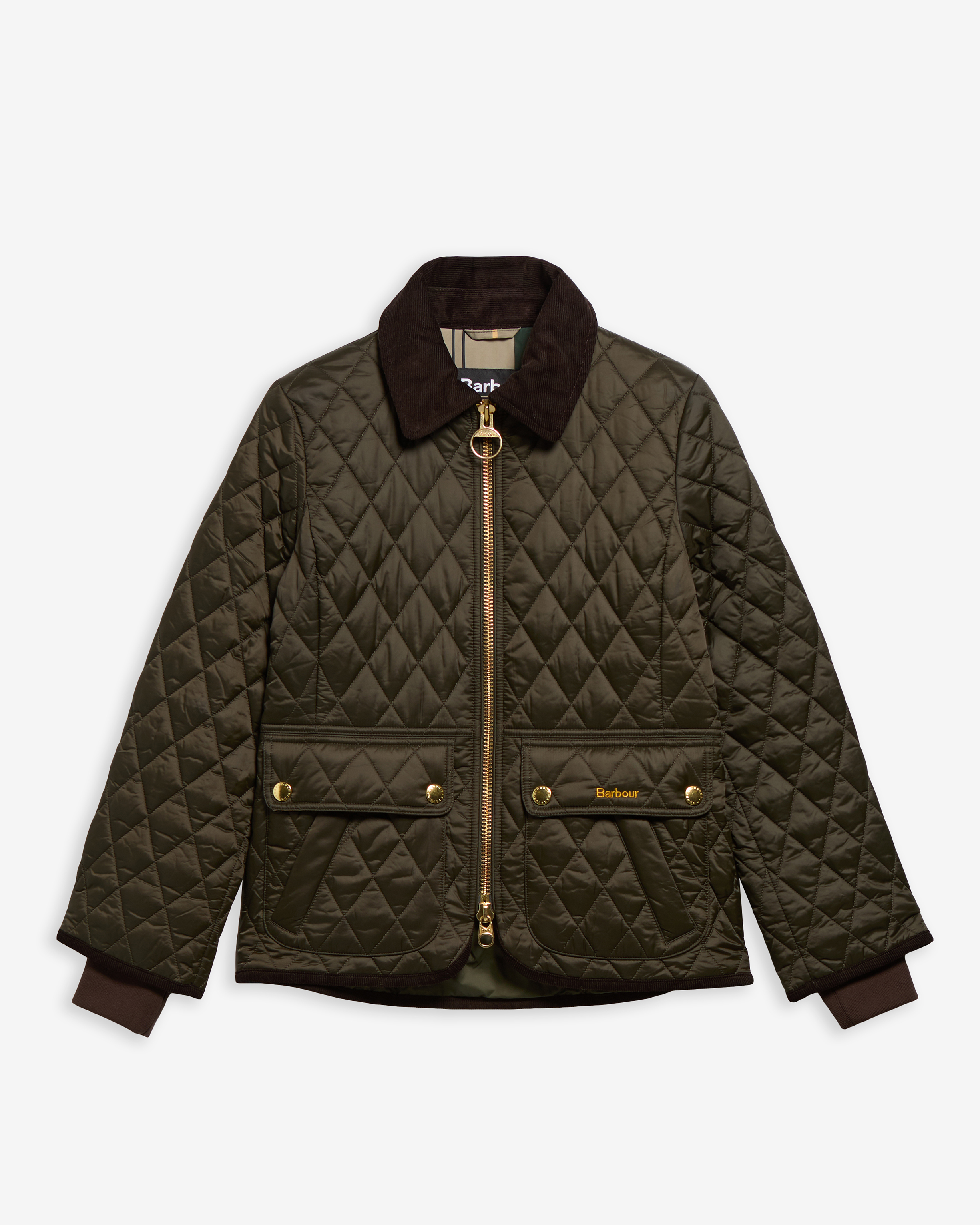 Giacca trapuntata Beadnell dalla vestibilità aderente LQU1765 LQU SG71 BARBOUR Sage/ancient 