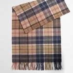 Sciarpa con motivo tartan in lana d'agnello Serena LSC0477 LSC TN39 BARBOUR Birchwood/muted tartan 
