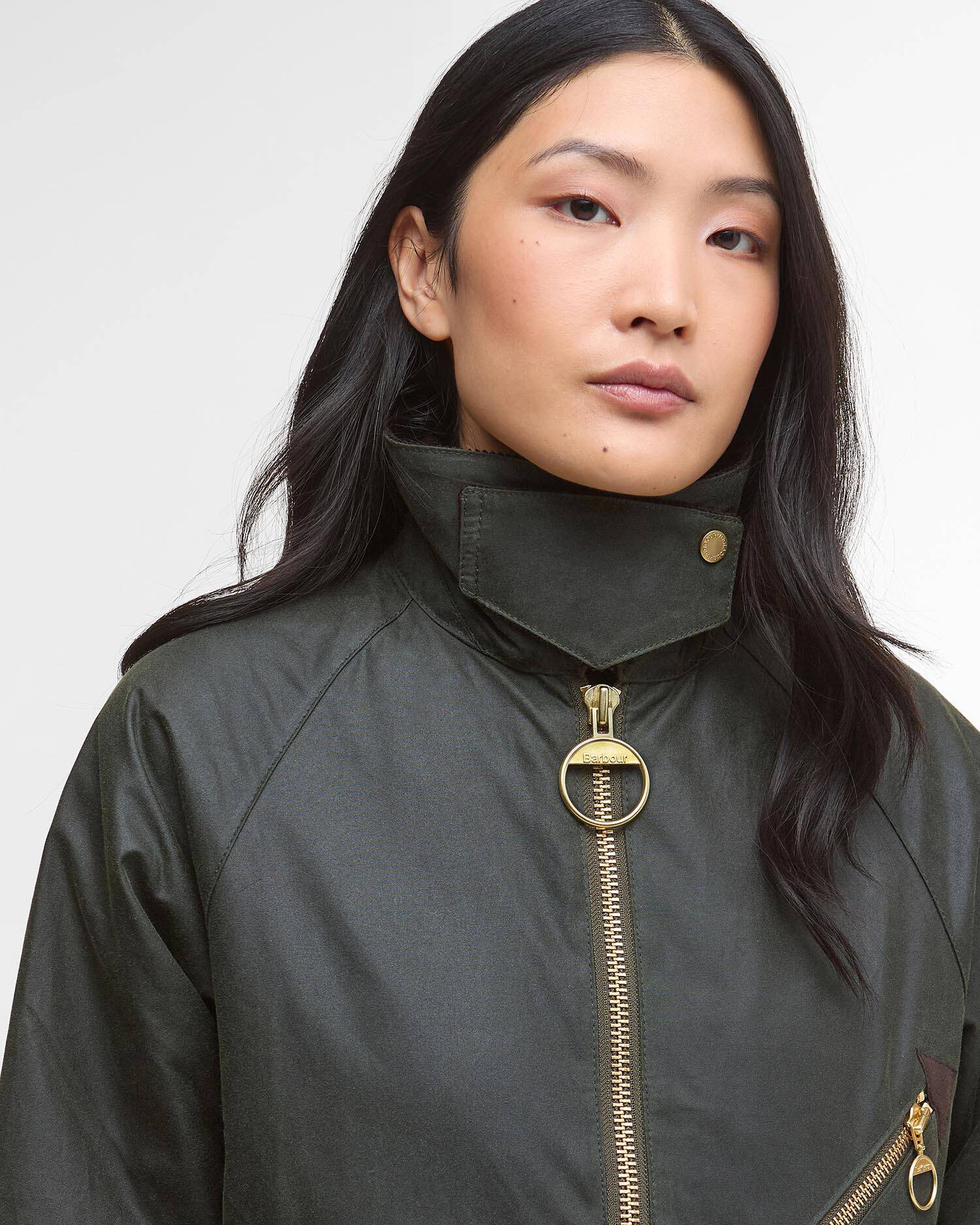 Giacca cerata Arlene LWX1482 LWX OL52 BARBOUR Fern ancient 