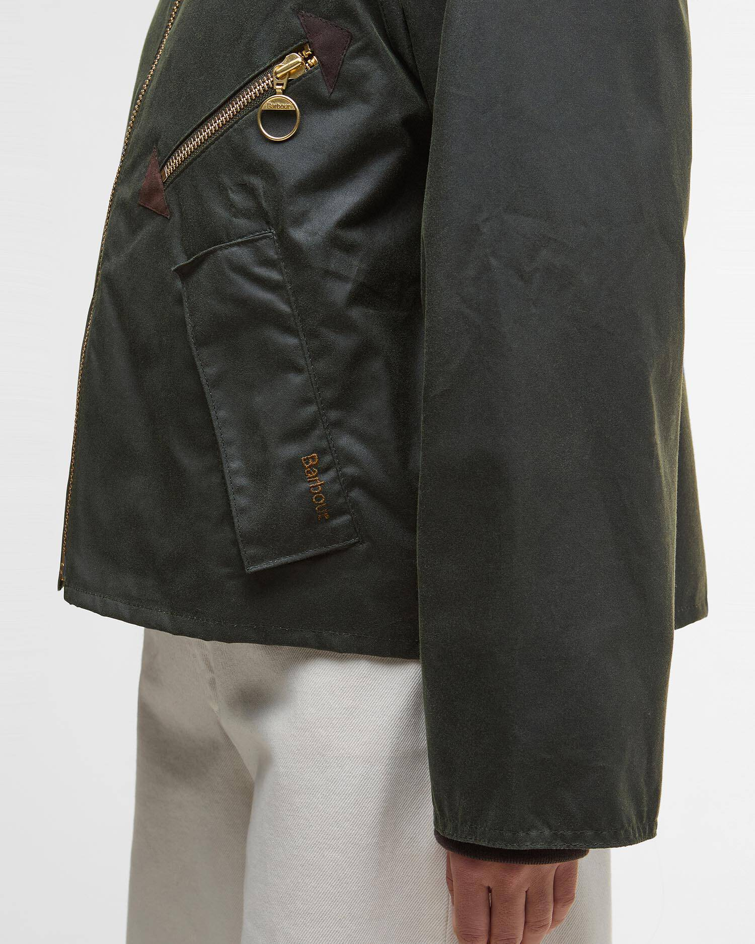 Giacca cerata Arlene LWX1482 LWX OL52 BARBOUR Fern ancient 