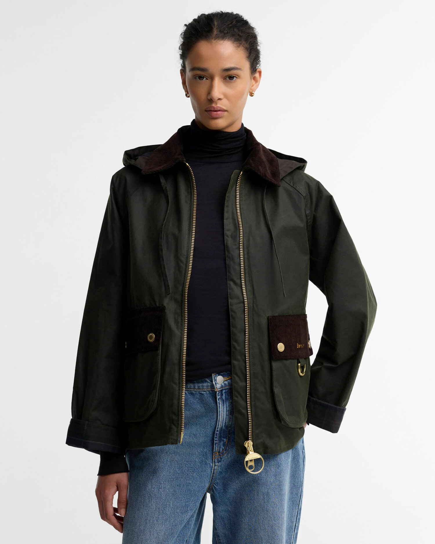 Giacca cerata Carville LWX1578 LWX OL52 BARBOUR Fern/shadow classic 