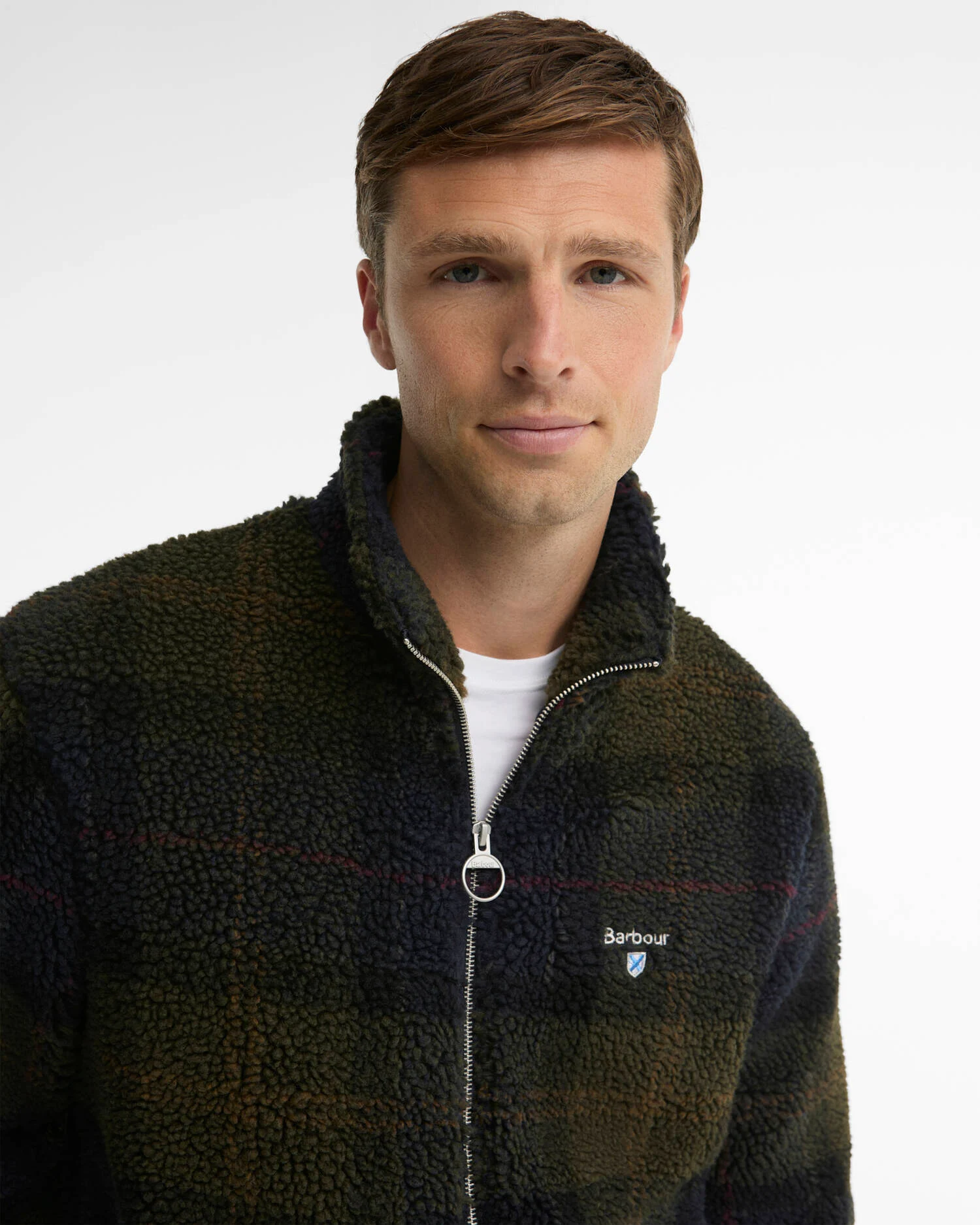 Pile sherpa con motivo tartan MFL0187 MFL TN43 BARBOUR Shadow classic tartan 