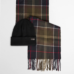 Set regalo con berretto Swinton e sciarpa Galingale MGS0079 MSG TN11 BARBOUR Classic tartan 