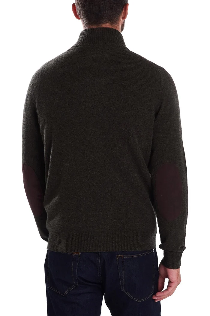 Maglia con zip e bottoni MKN0731 MKN GN73 BARBOUR Seaweed 