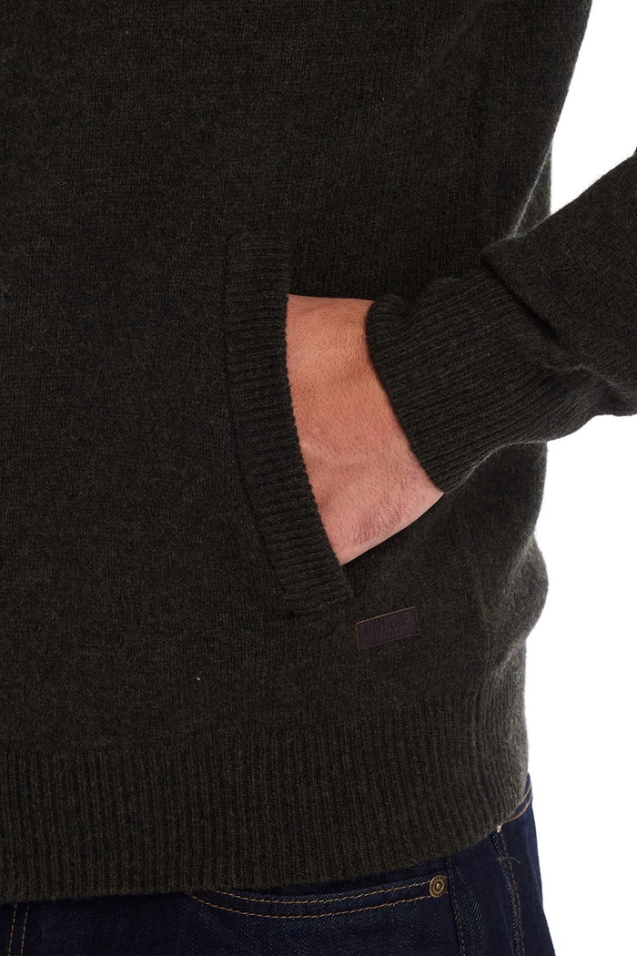 Maglia con zip e bottoni MKN0731 MKN GN73 BARBOUR Seaweed 