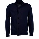 Maglia con zip e bottoni MKN0731 MKN NY91 BARBOUR Navy 