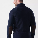 Maglia con zip e bottoni MKN0731 MKN NY91 BARBOUR Navy 