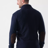 Maglia con zip e bottoni MKN0731 MKN NY91 BARBOUR Navy 