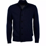 Maglia con zip e bottoni MKN0731 MKN NY91 BARBOUR Navy 