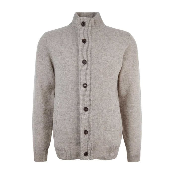 Maglia con zip e bottoni MKN0731 MKN ST16 BARBOUR New stone 
