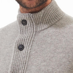 Maglia con zip e bottoni MKN0731 MKN ST16 BARBOUR New stone 