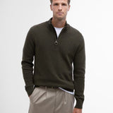 Maglia con mezza zip MKN0837 MKN OL91 BARBOUR Olive marl 