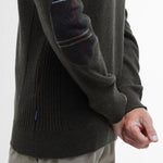Maglia con mezza zip MKN0837 MKN OL91 BARBOUR Olive marl 