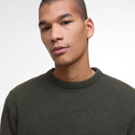 Maglione girocollo Holden MKN1576 MKN OL91 BARBOUR Olive marl 