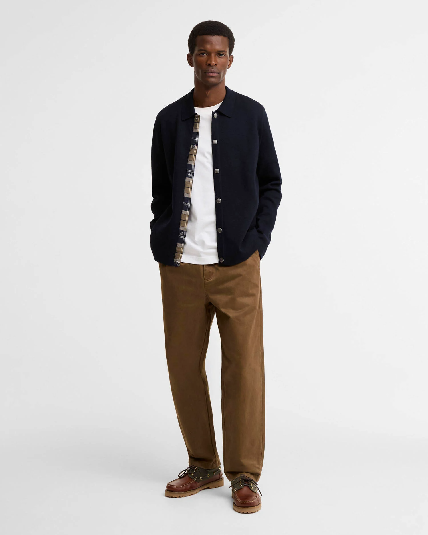Cardigan Florcombe MKN1738 MKN NY91 BARBOUR Navy 
