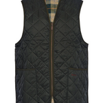 Gilet trapuntato/fodera con zip MLI0001 MLI GN92 BARBOUR Olive/classic 