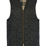 Gilet trapuntato/fodera con zip MLI0001 MLI GN92 BARBOUR Olive/classic 