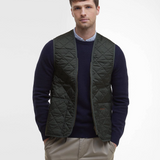 Gilet trapuntato/fodera con zip MLI0001 MLI GN92 BARBOUR Olive/classic 