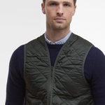 Gilet trapuntato/fodera con zip MLI0001 MLI GN92 BARBOUR Olive/classic 