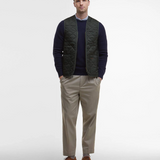 Gilet trapuntato/fodera con zip MLI0001 MLI GN92 BARBOUR Olive/classic 