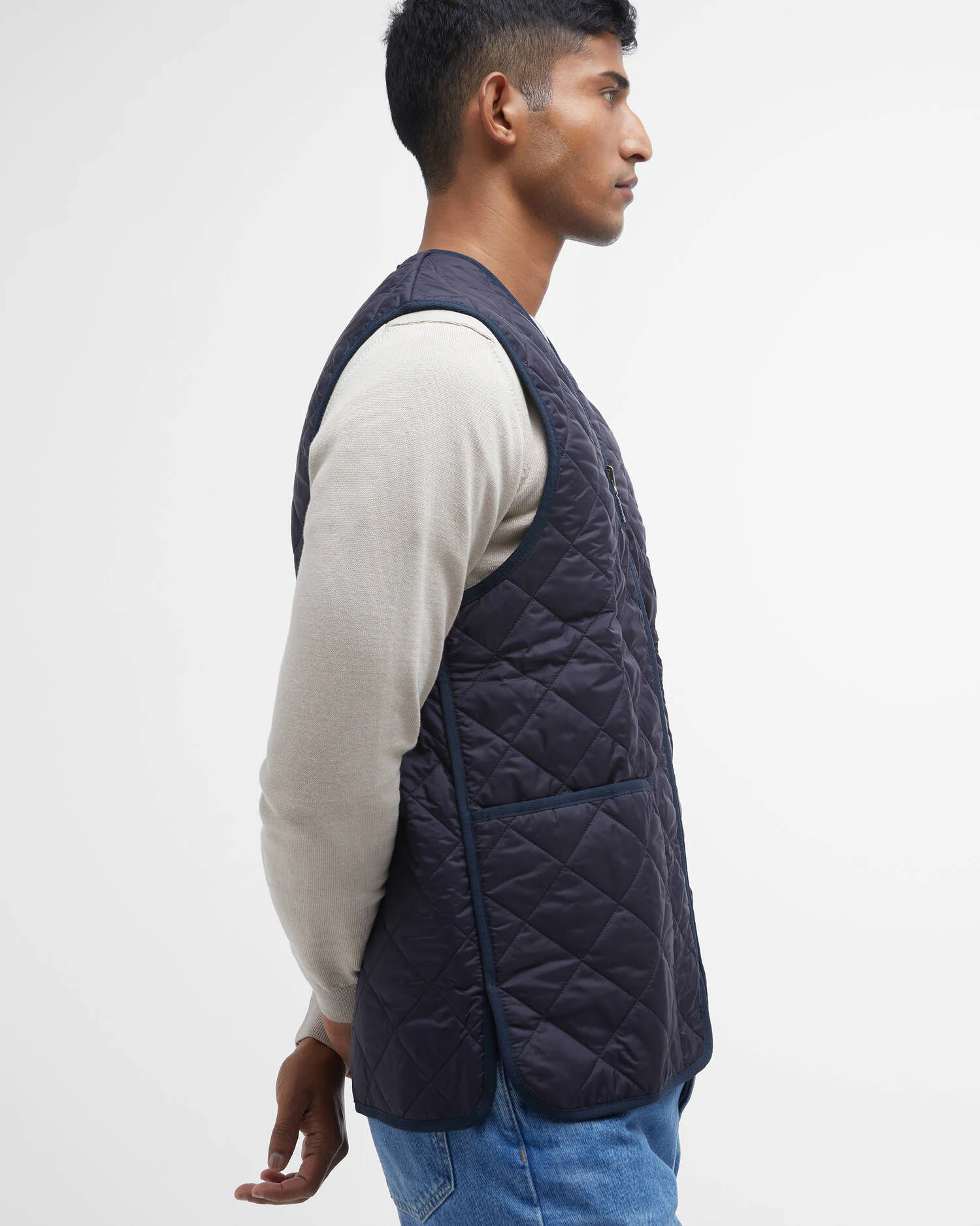 Gilet trapuntato/fodera con zip MLI0001 MLI NY91 BARBOUR Navy/dress 