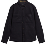 Overshirt in lana MOS0510 MOS NY72 BARBOUR Navy marl 
