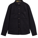 Overshirt in lana MOS0510 MOS NY72 BARBOUR Navy marl 