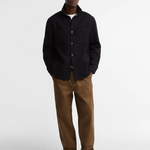 Overshirt in lana MOS0510 MOS NY72 BARBOUR Navy marl 