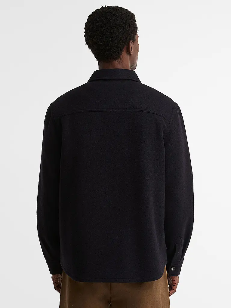 Overshirt in lana MOS0510 MOS NY72 BARBOUR Navy marl 