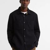 Overshirt in lana MOS0510 MOS NY72 BARBOUR Navy marl 