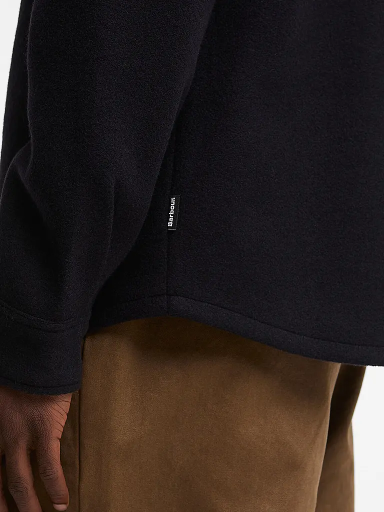 Overshirt in lana MOS0510 MOS NY72 BARBOUR Navy marl 