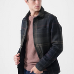 Overshirt in lana MOS0511 MOS TN43 BARBOUR Shadow classic tartan 