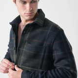 Overshirt in lana MOS0511 MOS TN43 BARBOUR Shadow classic tartan 